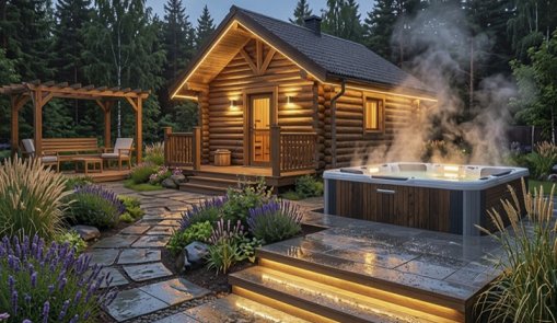 Ландшафтный дизайн вокруг бани: идеи и практические советы